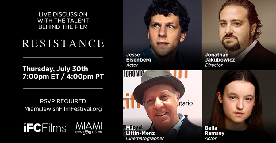 Live Discussion with the Talent Behind the Film "Resistance"